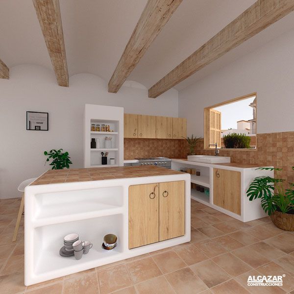 Cocina rustica menorca