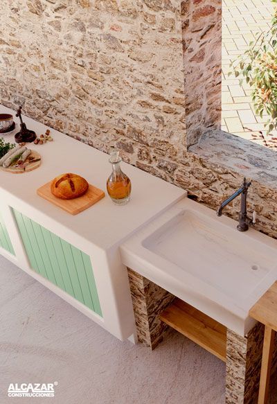 Cocina rustica de obra