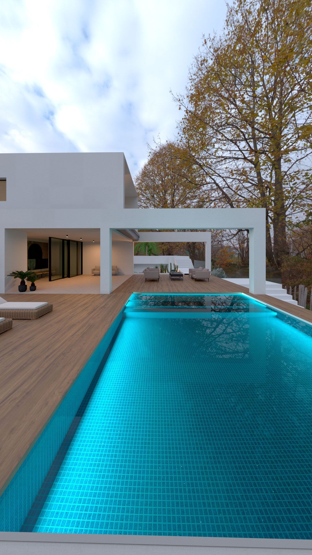 precio construcción casa con piscina