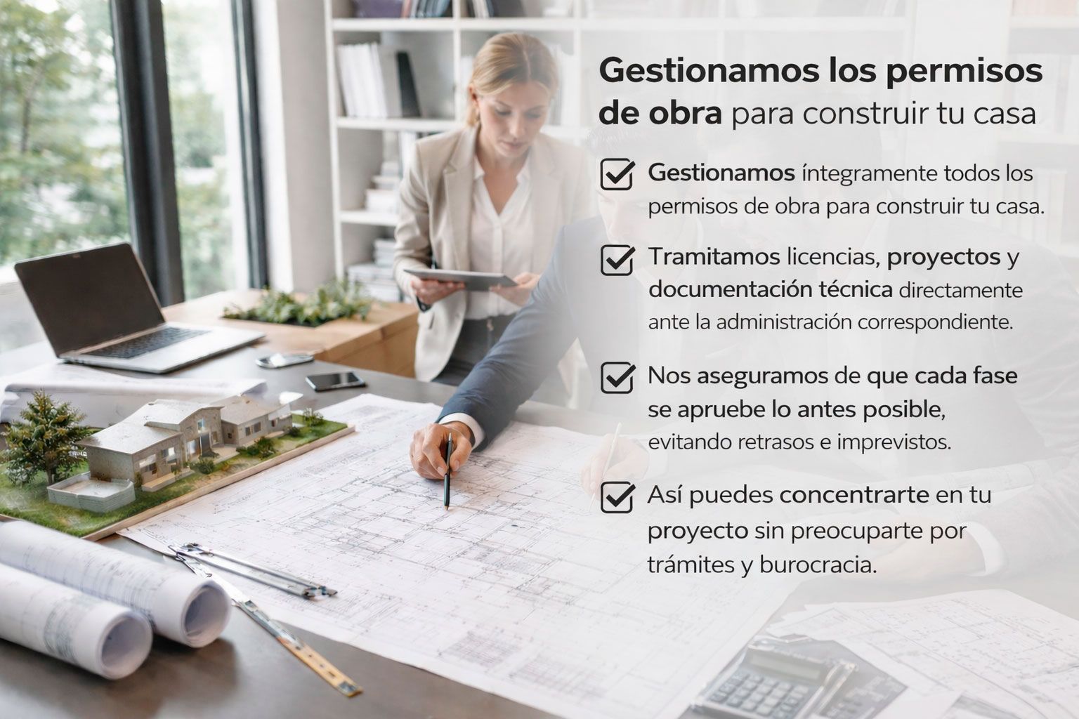 Gestión-de-permisos-de-obra proyecto arquitectónico residencial Barcelona